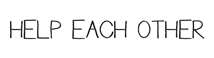 HELP%2BEACH%2BOTHER Rudiment Font