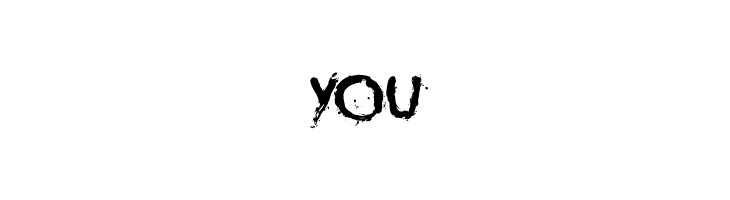YOU YouMurderer BB Font