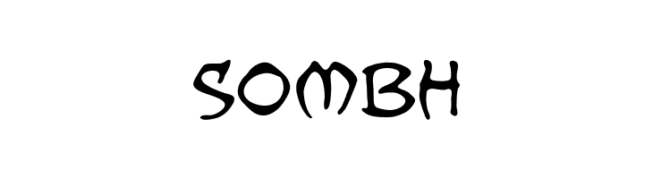 SOMBH Dragonbones BB Font