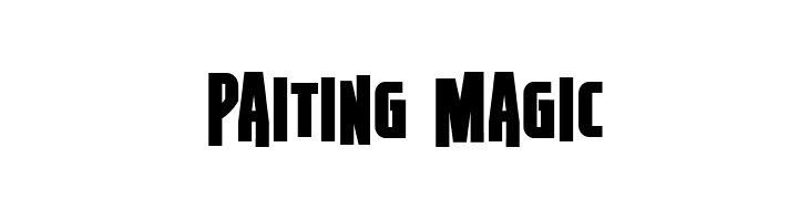 PAITING%2BMAGIC Firepower BB Font