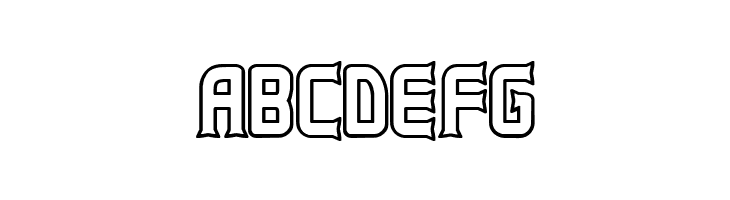 Ataxia Outline [BRK]  Free Fonts Download