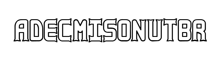 Ataxia Outline [BRK]  Free Fonts Download