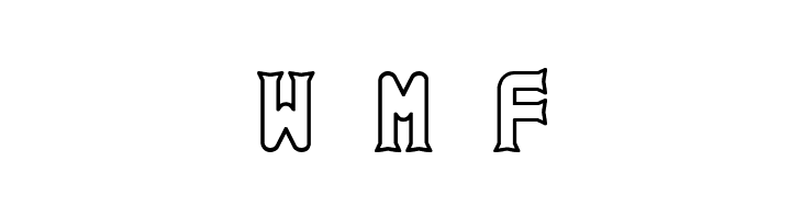 Ataxia Outline [BRK]  Free Fonts Download