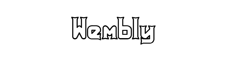 Ataxia Outline [BRK]  Free Fonts Download