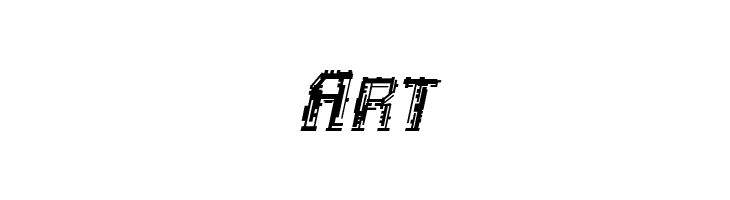 Inhuman BB Italic  Free Fonts Download