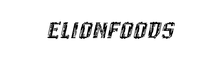 Inhuman BB Italic  Free Fonts Download