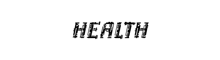 Inhuman BB Italic  Free Fonts Download
