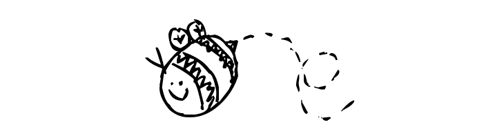 Pea Fruit Salad Doodles  Free Fonts Download
