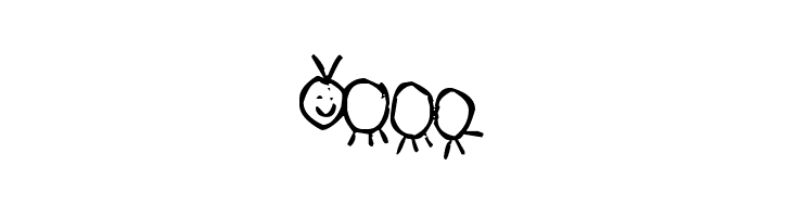 Pea Fruit Salad Doodles  Free Fonts Download