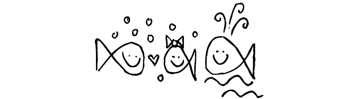 Pea Fruit Salad Doodles  Free Fonts Download