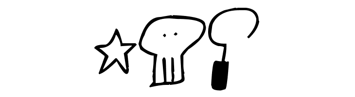 Pea Jiawei Doodles  Free Fonts Download