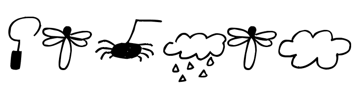 Pea Jiawei Doodles  Free Fonts Download