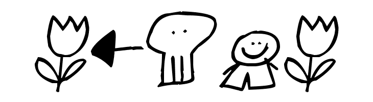 Pea Jiawei Doodles  Free Fonts Download