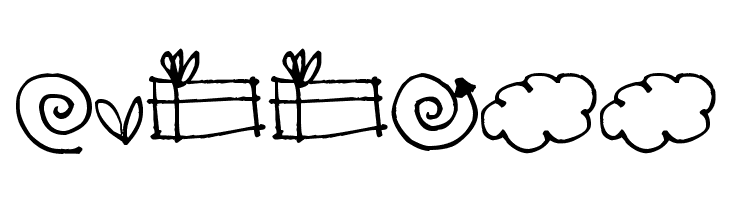 Pea Jillybean's Doodles  Free Fonts Download