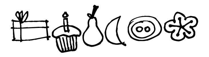 Pea Jillybean's Doodles  Free Fonts Download