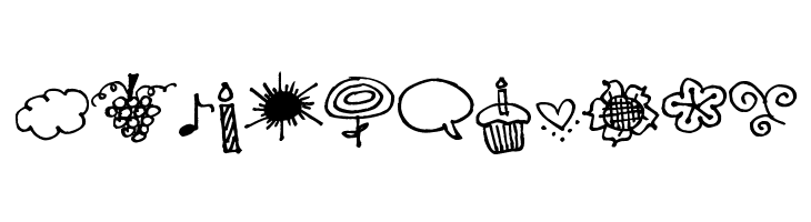 Pea Jillybean's Doodles  Free Fonts Download