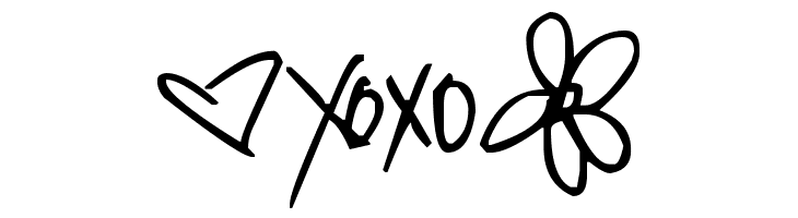 Pea Krystyne's Doodles  Free Fonts Download