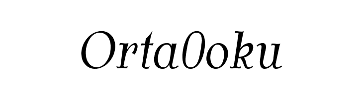 AntykwaTorunskaCondLight-Italic  Free Fonts Download