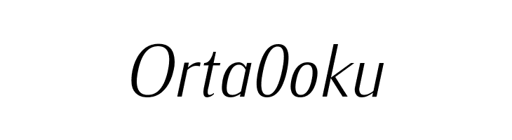 IwonaCondLight-Italic  Free Fonts Download