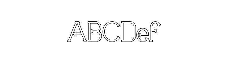 Technically Insane Outline  Free Fonts Download
