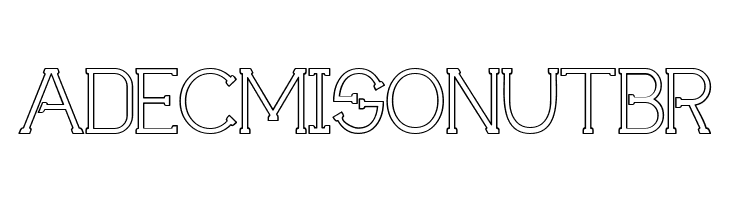 Technically Insane Outline  Free Fonts Download