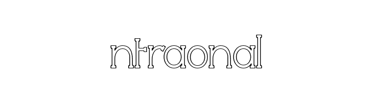 Technically Insane Outline  Free Fonts Download