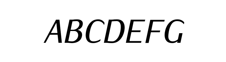 IwonaCondMedium-Italic  Free Fonts Download