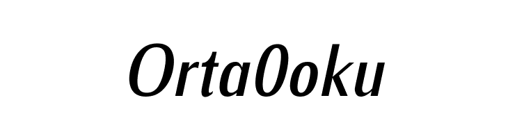 IwonaCondMedium-Italic  Free Fonts Download