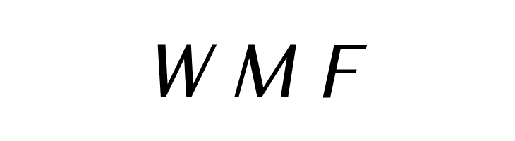 IwonaCondMedium-Italic  Free Fonts Download
