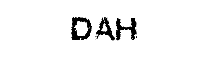 DAH FAXADA Font