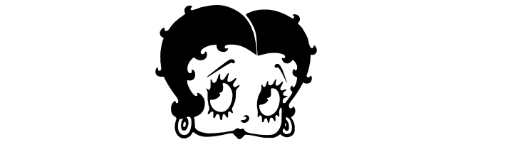 Grim Natwick Betty Boop  Free Fonts Download