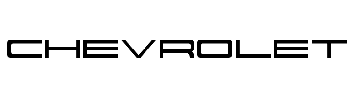 CHEVROLET porsche Font