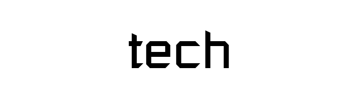tech RussellSquare Font