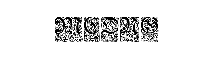 Unger-FrakturZierbuchstaben  Free Fonts Download