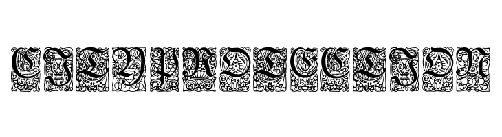 Unger-FrakturZierbuchstaben  Free Fonts Download