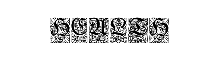 Unger-FrakturZierbuchstaben  Free Fonts Download