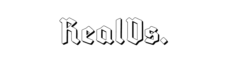 Deutsch-GotischShadow  Free Fonts Download