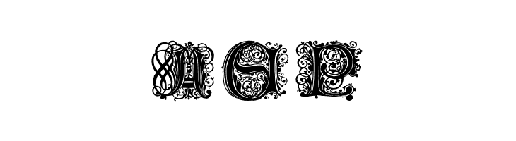 PaulusFranckInitialen  Free Fonts Download