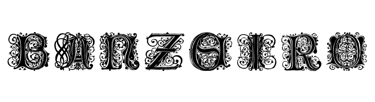 PaulusFranckInitialen  Free Fonts Download