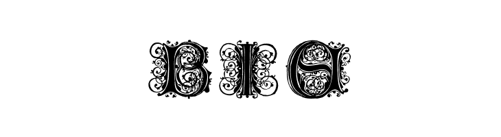 PaulusFranckInitialen  Free Fonts Download