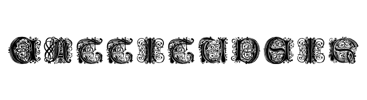 PaulusFranckInitialen  Free Fonts Download