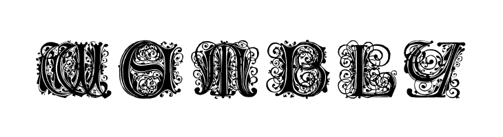 PaulusFranckInitialen  Free Fonts Download