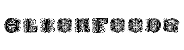 PaulusFranckInitialen  Free Fonts Download