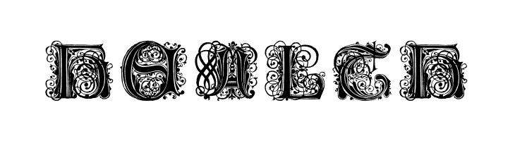 PaulusFranckInitialen  Free Fonts Download