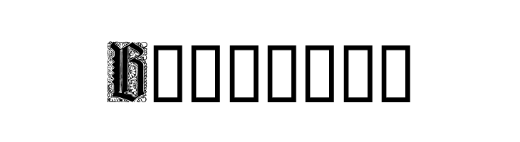 LiturgischZierbuchstaben  Free Fonts Download