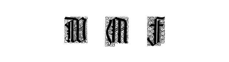 LiturgischZierbuchstaben  Free Fonts Download