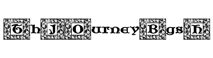 JF Cotswold Leaves  Free Fonts Download