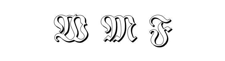 TypographerFrakturShadow  Free Fonts Download