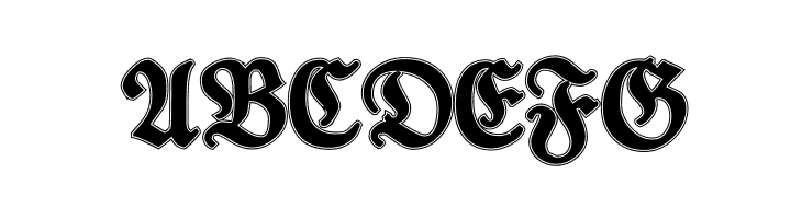 TypographerFrakturContour  Free Fonts Download