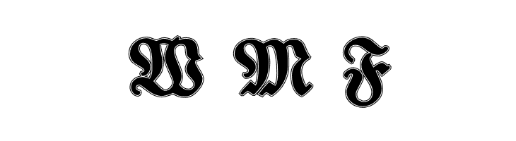 TypographerFrakturContour  Free Fonts Download